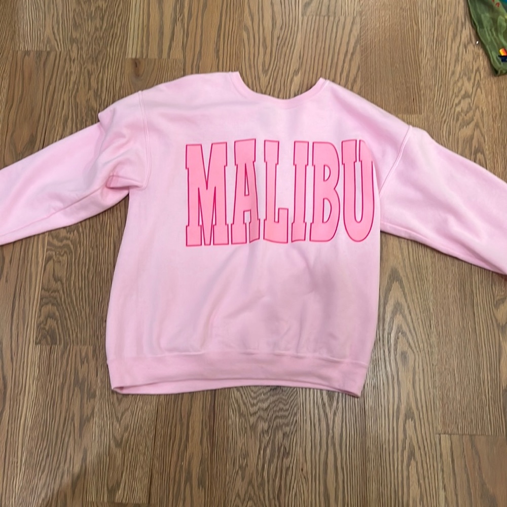 Pink Malibu sweatshirt